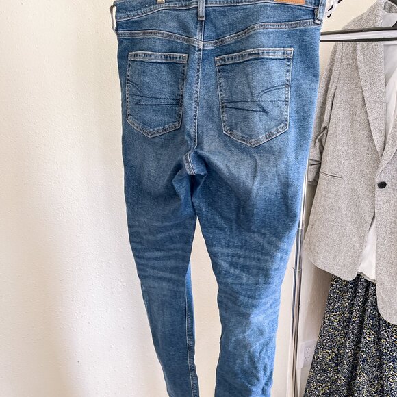 American Eagle 90's Skinny Jeans Size 14R - Picture 5 of 6
